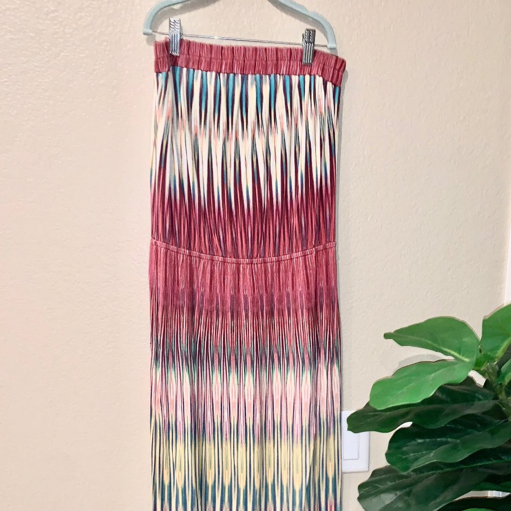 Envi soft jersey strapless midi dress, size S